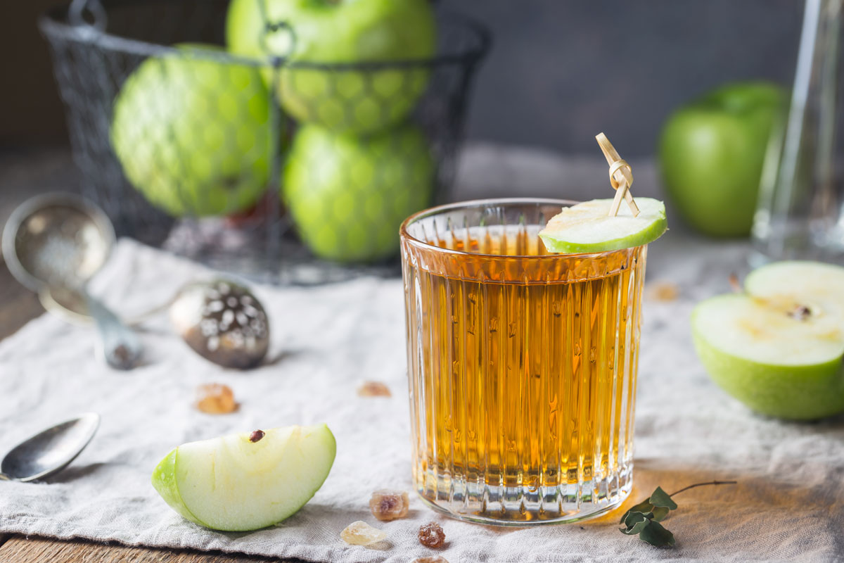Apple Juice with gin